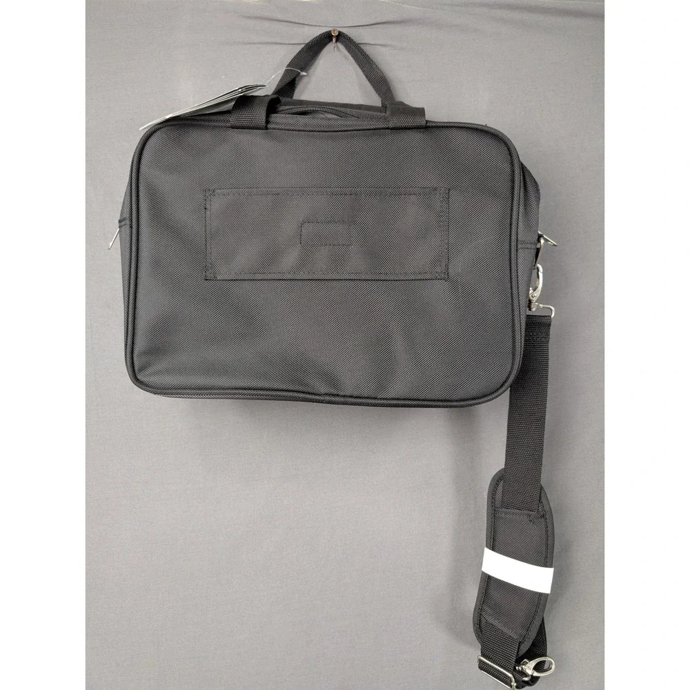 Delsey Helium Breeze Personal Bag Black 12319 BK Travel Laptop Briefcase